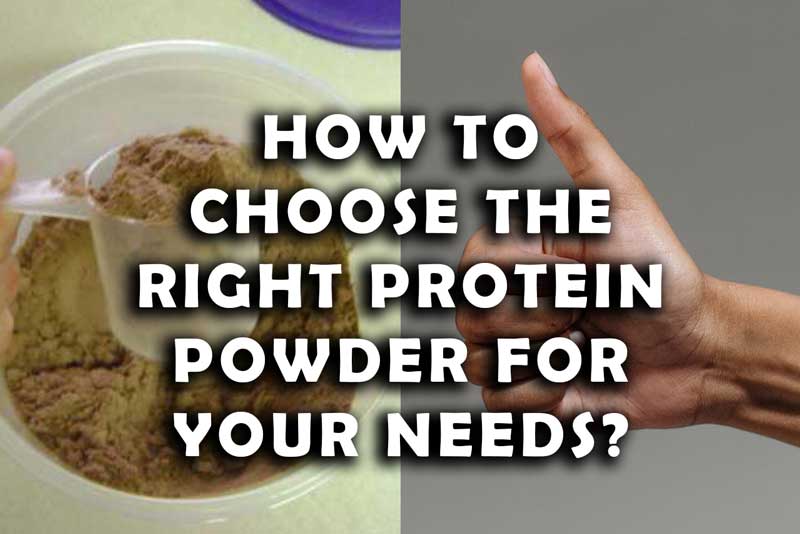 How to Choose the Right Protein Powder for Your needs