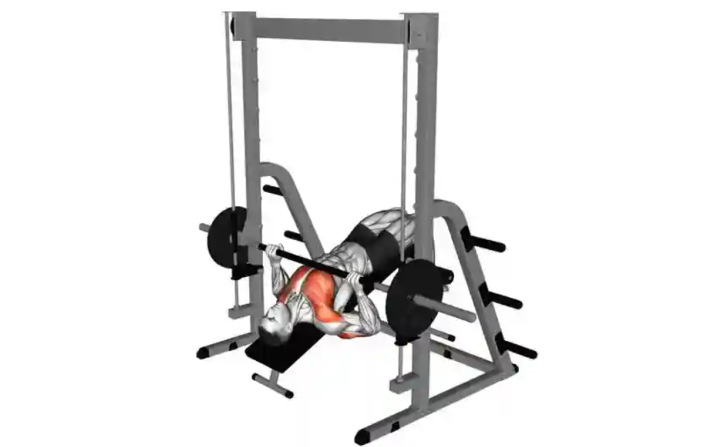 Decline Bench Press on Smith Machine